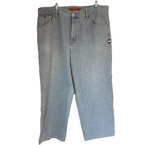 Vintage Tommy Hilfiger Blue Jeans 90s Baggy Hip Hop 40Wx30L